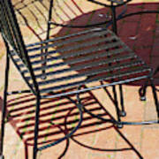 Chair Shadows 300 Art Print