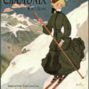 Chamonix Mont Blanc Art Print