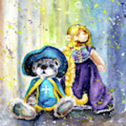 Charlie Bears Faux Pas And Princess Art Print