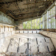 Chernobyl Swimming Pool Art Print