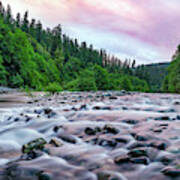 Chetco River Sunset 2 Art Print