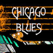 Chicago Blues Music Art Print