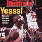 Chicago Bulls Michael Jordan, 1992 Nba Finals Sports Illustrated Cover Art Print