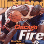 Chicago Bulls Michael Jordan, 1996 Nba Eastern Conference Sports Illustrated Cover Art Print
