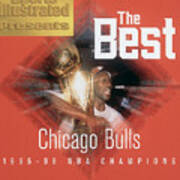 Chicago Bulls Michael Jordan, 1996 Nba Finals Sports Illustrated Cover Art Print