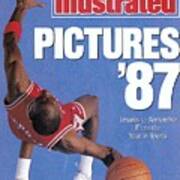 Chicago Bulls Michael Jordan Sports Illustrated Cover Art Print