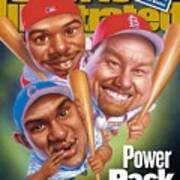 Chicago Cubs Sammy Sosa, Cincinnati Reds Ken Griffey Jr Sports Illustrated Cover Art Print