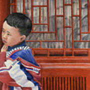 China's Future Shadowed By Its Past Art Print