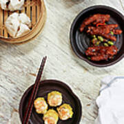 Chinese Dim Sum Spread Art Print