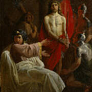 Christ Before Pilate, 1844. Artist Art Print
