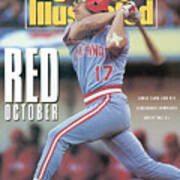 Cincinnati Reds Chris Sabo, 1990 World Series Sports Illustrated Cover Art Print
