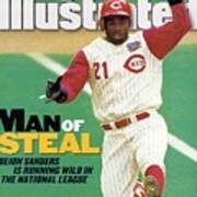 Cincinnati Reds Deion Sanders... Sports Illustrated Cover Art Print