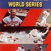 Cincinnati Reds Vs Baltimore Orioles, 1970 World Series Sports Illustrated Cover Art Print