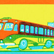 City Bus Art Print