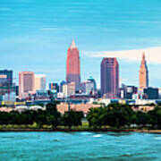 Cleveland And The Lake Erie Shore At Art Print