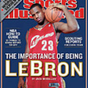 Cleveland Cavaliers Lebron James, 2003-04 Nba Basketball Sports Illustrated Cover Art Print