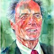 Clint Eastwood Painting Art Print