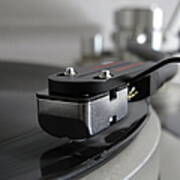 Close Up Of Record Player By Huzu1959