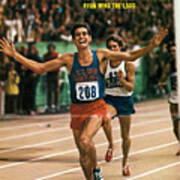 Club West Jim Ryun, 1972 Us Olympic Track & Field Trials Sports Illustrated Cover Art Print
