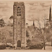 Clustered Spires Series - Joseph Dill Baker Carillon And The Clustered Spires No. 5s - Frederick Md Art Print