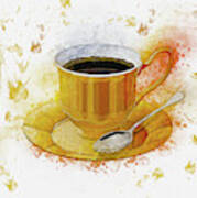 Coffee Art Art Print