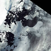 Collapsed East Antarctic Ice Shelf Art Print