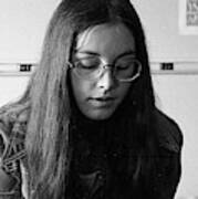 College Student With Octagonal Eyeglasses, 1972 Art Print