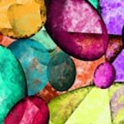 Colorful Stones Art Print