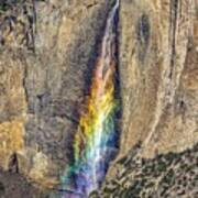 Colorful Upper Yosemite Falls Art Print