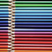 Coloured Pencils 02 Art Print
