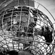Columbus Circle Globe In New York City Art Print