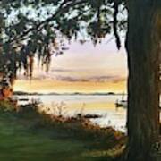 Cooper River Sunset Art Print