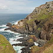 Cornish Coastline Art Print