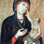 Crevole Madonna, C1284. Artist Duccio Art Print