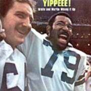 Dallas Cowboys Randy White And Harvey Martin, Super Bowl Xii Sports Illustrated Cover Art Print