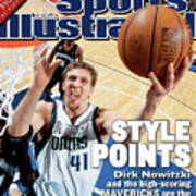 Dallas Mavericks Dirk Nowitzki, 2002 Nba Western Conference Sports Illustrated Cover Art Print