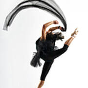 Dancer Jumping Art Print