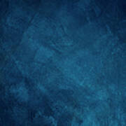 Dark Blue Grunge Background Art Print