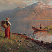 Date By The Fjord Art Print