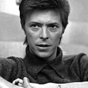 David Bowie During Interview At The Art Print