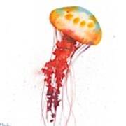 Deep Sea Jellies Ii Art Print