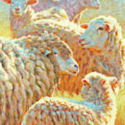 Deep Sheep Art Print