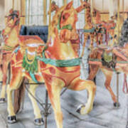Dentzel Carousel Horse Art Print