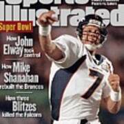 Denver Broncos Qb John Elway, Super Bowl Xxxiii Sports Illustrated Cover Art Print