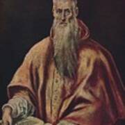 Der Heilige Hieronymus Als Kardinal Art Print