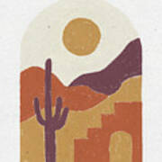 Desert Window Ii Art Print