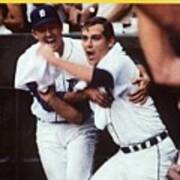 Detroit Tigers Al Kaline And Denny Mclain Sports Illustrated Cover Art Print