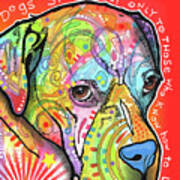 Dogs Speak Art Print