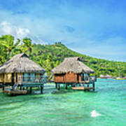 Dream Holiday Luxury Resort, Tahiti Art Print