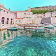 Dubrovnik Port Art Print